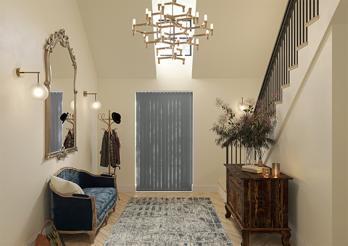 Trinity (FR Blackout), Seal Grey - Vertical Blind - Image 9